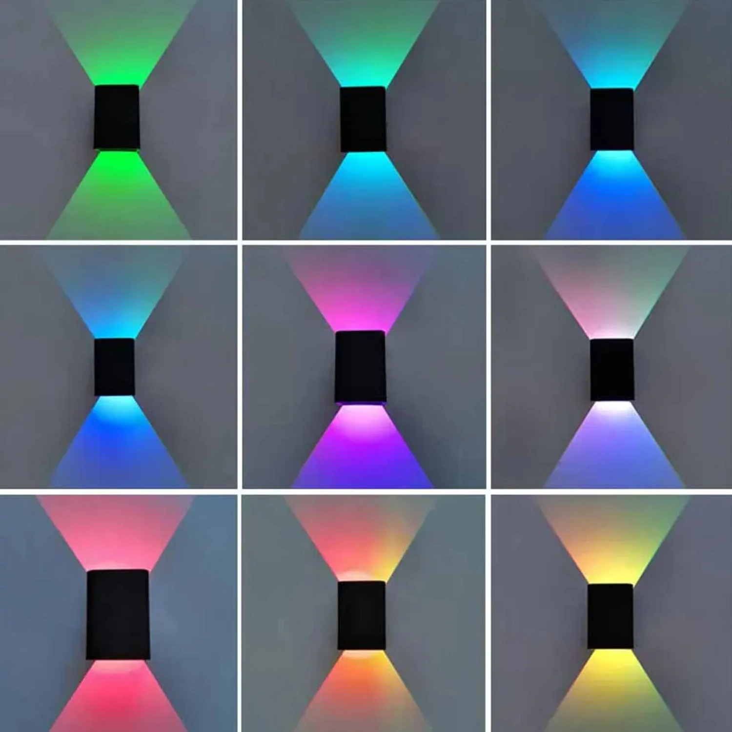 El diseño elegante y los colores vibrantes de estas luces de pared, transforma tu espacio en un oasis moderno y elegante. F perfecto