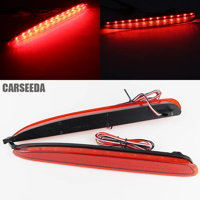 Paraurti posteriore Riflettore di Luce Per Mazda 6 2003-2008 Per Mazda6 Atenza Sport Mazdaspeed 2 Pezzi LED Coda Corsa Segnale di Arresto Della