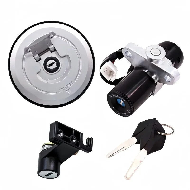 Kit CF 125 -3 -3A Motorcycle Fuel Gas Cap Ignition Switch Seat Lock Key For CFMOTO CF MOTO CF125-3 CF125-3/3A  CF125 2015-2020