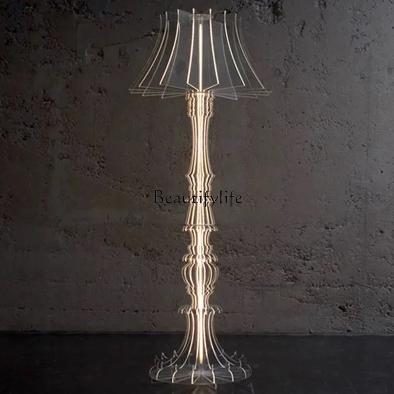 

02Decorative atmosphere Exhibition hall Hotel living room Sofa floor-to-ceiling light