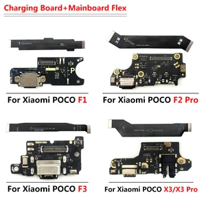 USB -Ladeplattenanschluss, Steckanschluss -Dock mit Mainboard Flex, Xiaomi Poco F2 Pro, F5, F1, F3, X3, X5, X6, Pro 12 Hauptverkaufsplatte Xiaomi Poco F2 Pro - №8