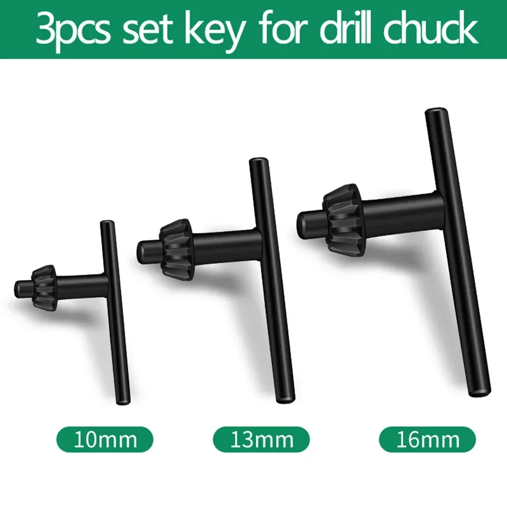 Hand Drill Key Wrench Drill Chuck Change Bit Converter Adaptor Hardware Tool Accessories Drill Chuck Key Wrench 10mm/13mm/16mm