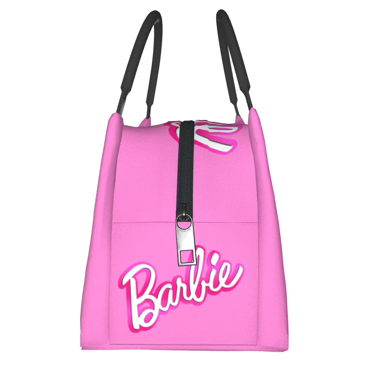 Moderne Barbie Gradiënt (Roze) Lunchtassen Geïsoleerde Bento Box Lunch Tote Picknickzakken Koeler Thermische Tas voor Vrouw Kinderen School