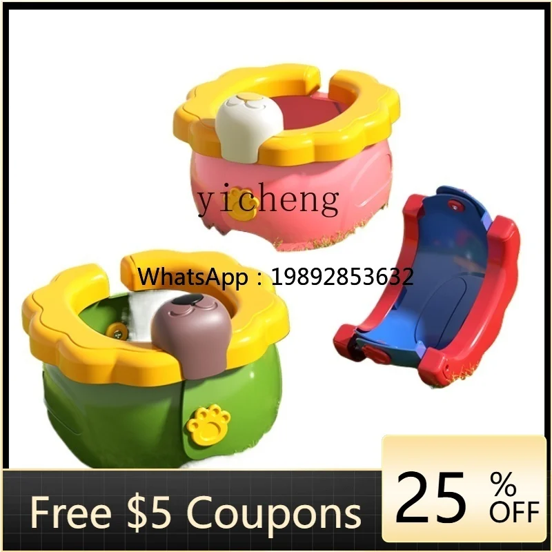 Dele Kinder Outdoor Klappbare kleine Toilette Auto tragbare männliche und weibliche Baby mobile Bettpfanne faltbare Toilette