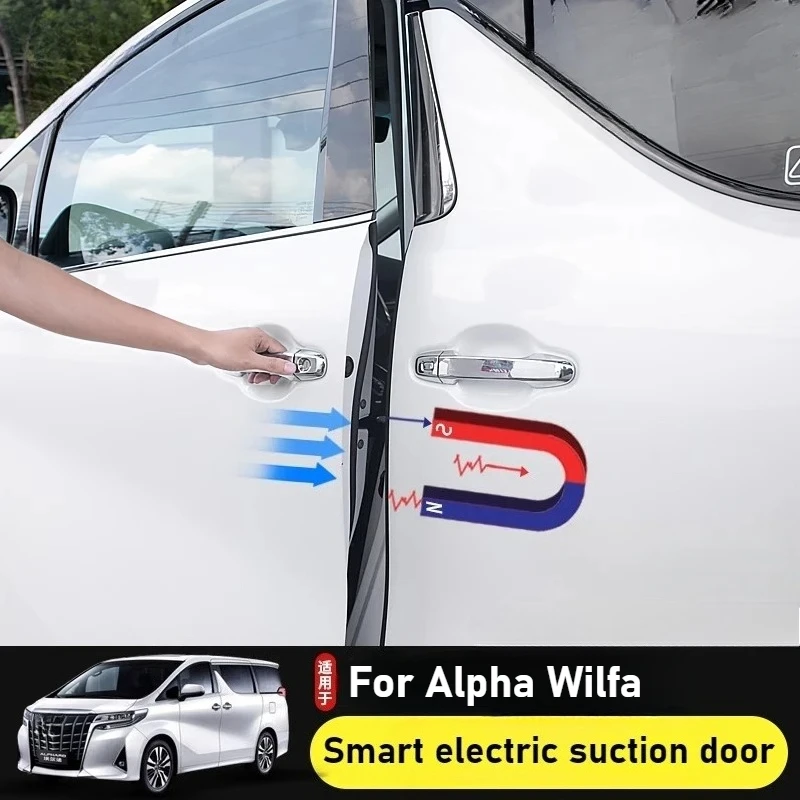 

Для 15-24 Toyota 40 серии Alphard/Vellfire/Crown, комплект для переоборудования автомобильных закрывающих дверей, обновление привода передней двери в стиле OEM