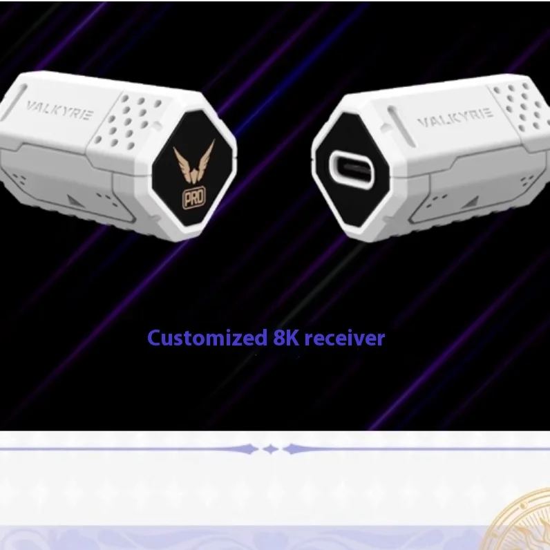 فالكيري VK M3 PRO ماوس ألعاب سلكي 2.4G بلوتوث وضع ثلاثي 8K استقبال لاسلكي عالي الدقة ملحقات فأرة الكمبيوتر