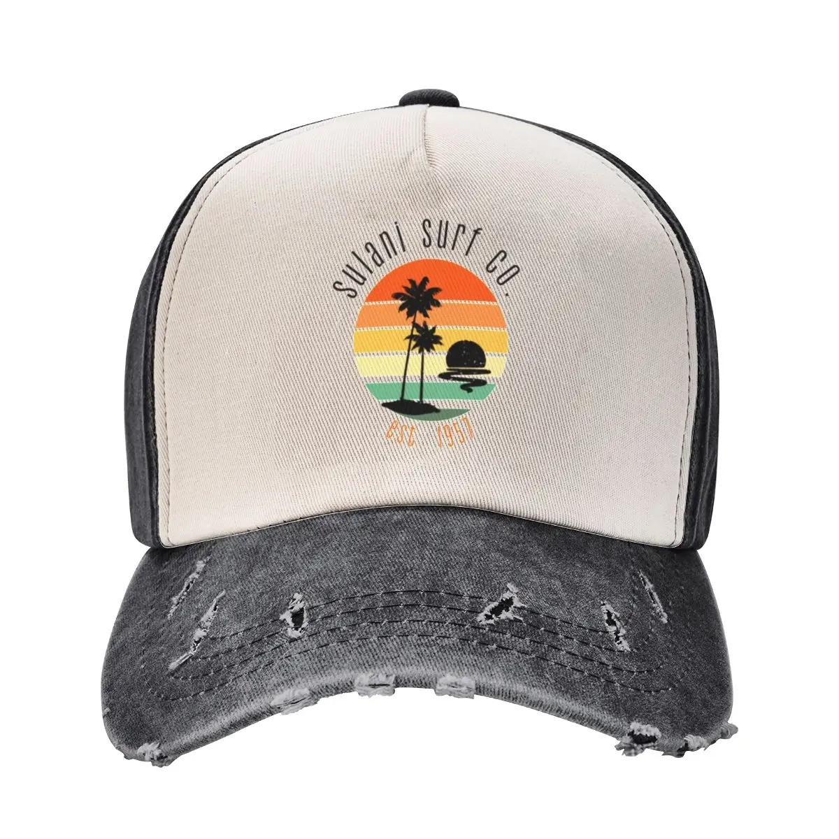 

Sulani Surf Co. Sims Digital Design Baseball Cap Beach Sunhat Hat Luxury Brand Fishing cap Golf Wear Men Women's