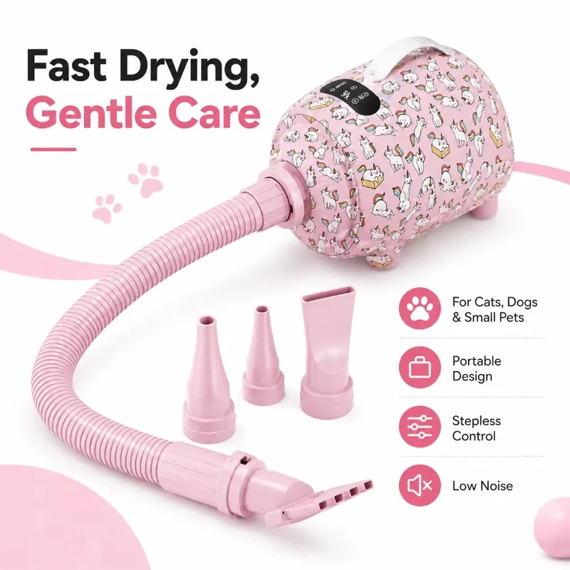pet blower Portable 2100W Anion Water Blower Machine for Dogs and Cats LED Precise Variable Speed Healthy Drying Station