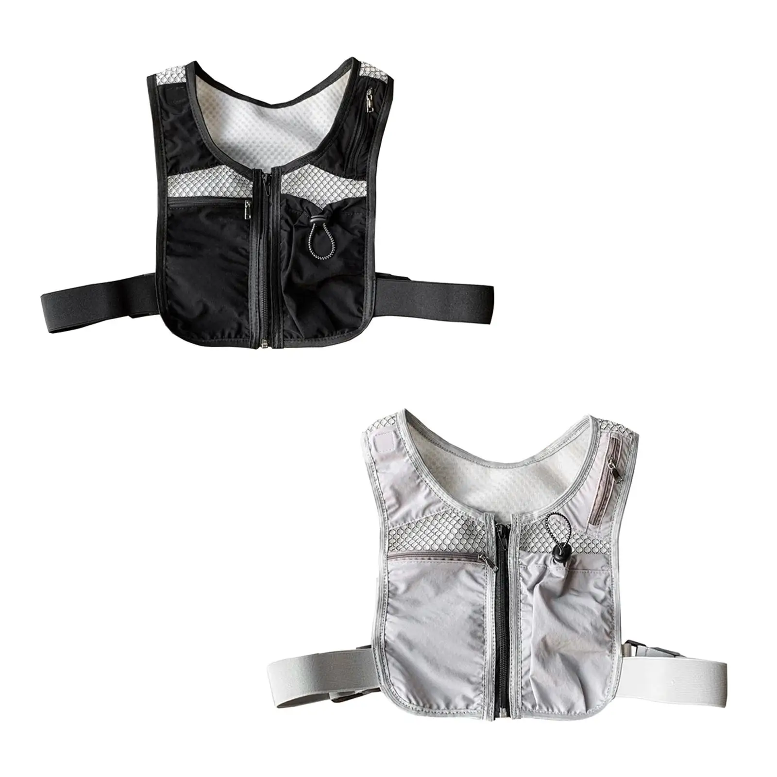 

Running Vest Bag Waistcoat for Adults Hip Hop Night Running Gear High Phone Chest Bag for Workout Camping