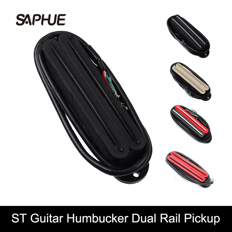 

Twin blade Dual Rail Humbucker Double Coil Pickup for FD ST Electric Guitar Replacement 9K