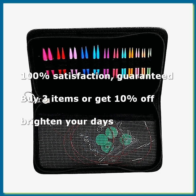 Knitting Tools Alumina Sweater Needle Sleeve Collar Needle 5.5cm Removable Ring Needle Set Sewing Border