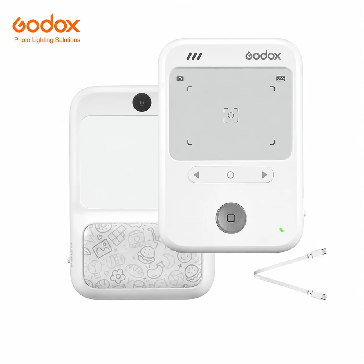Godox C100 Retro Camera CCD Transparent Viewfinder Camera Carry Vlog Camera Take Pictures For Students Girls Gifts