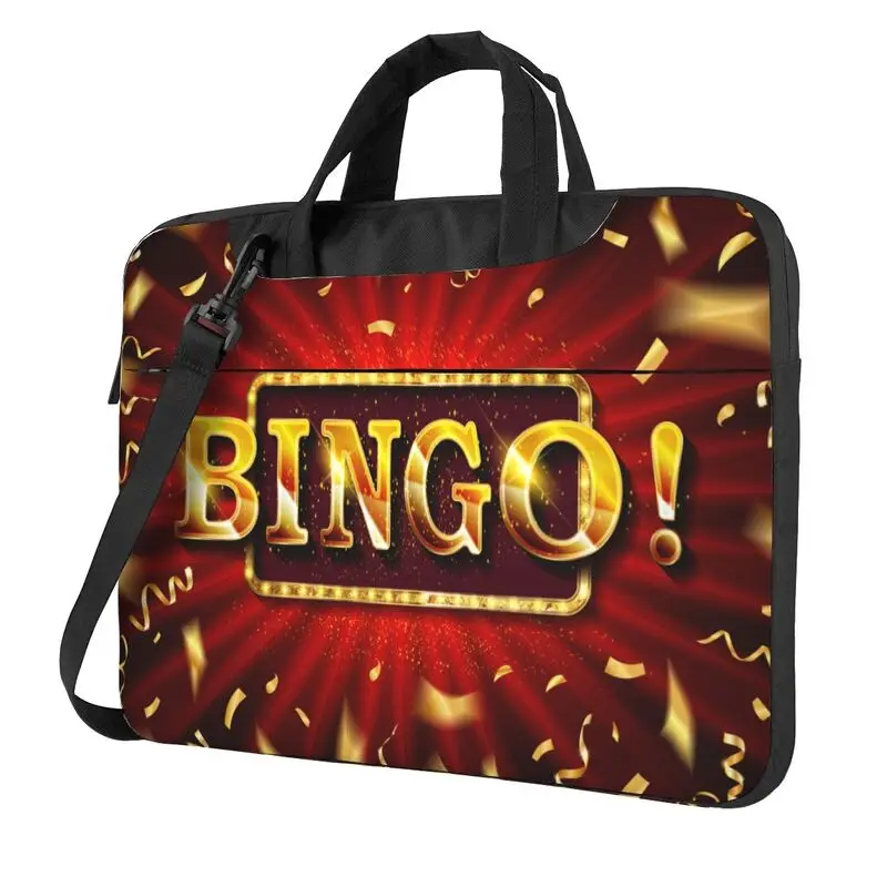 

Custom Bingo Game Art Print Laptop Shoulder Bag Compatible with 13/14/15.6 Inches Waterproof Laptop Netbook PC Cover Pouch