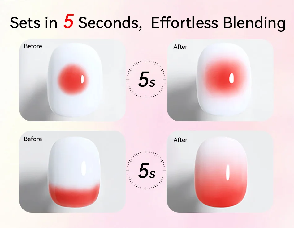 BORN PRETTY 10ml Aquarell-Nagelgel-Lack Klarer Marmor-Gradienten-Effekt Malgel für Herbst und Winter DIY Nagelkunst-Dekoration – Detail 6