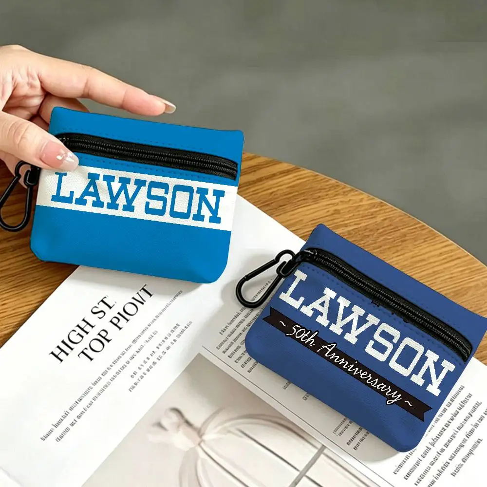 L-LAWSON Daily Carry Oxford Fabric Small Coin Purse Multi-use Storage Pouch For Keys Cards Coins