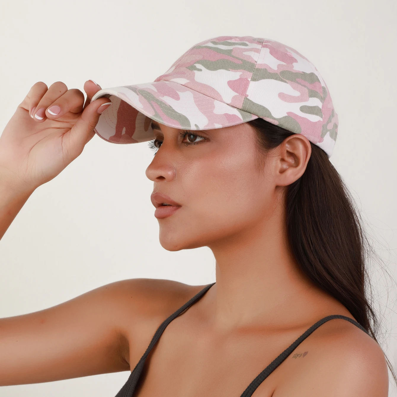 Klassische und modische, waschbare Camouflage-Baseballkappe mit weichem Oberteil, Sonnenschutz-Baseballkappe für den täglichen Gebrauch im Freien, vielseitig einsetzbar