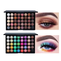 40 Colors Glitter Eyeshadow Palette Matte Pearlescent Shimmer Shine Nude Eye Pigments Waterproof Make Up Cosmetics Makeup