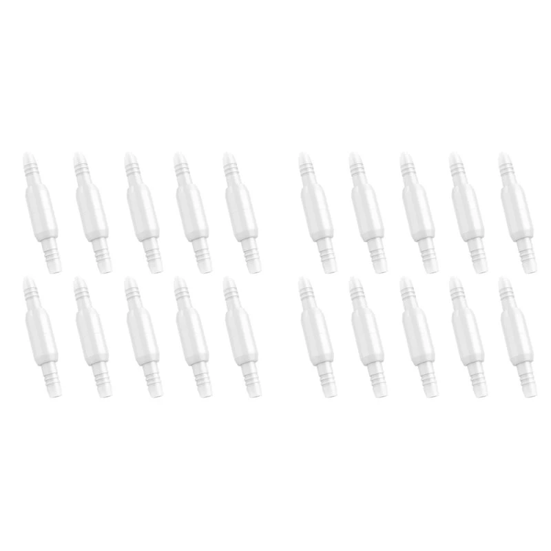 Oxygen Tubing Swivel Connectors,360-Degree Rotatable Oxygen Tube Connectors, Oxygen Connector Avoid Tangles 20PCS-[ToolMr A83]