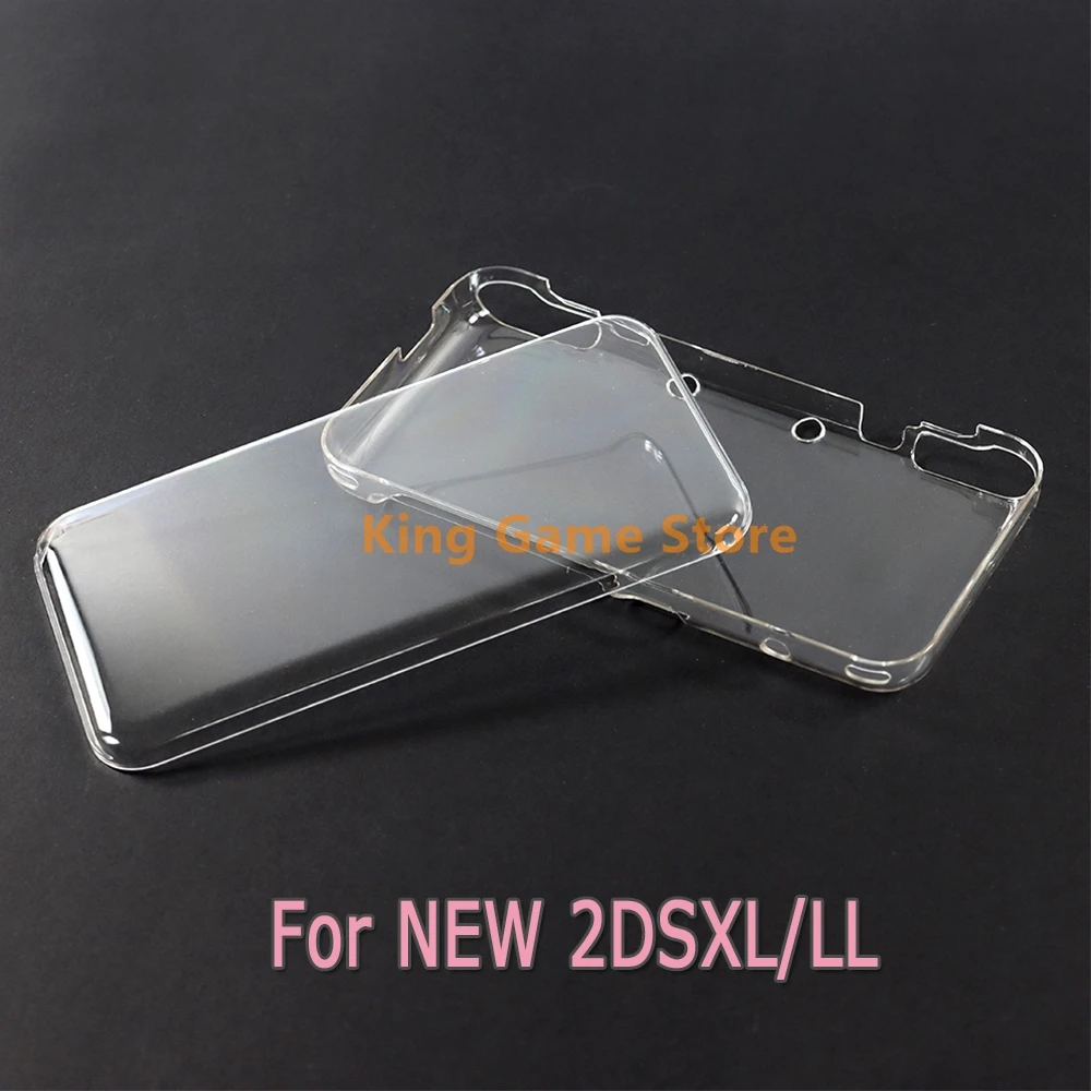 

10sets Crystal Hard Shell Cover for NEW 2DSXL LL Console Transparent Protective Case Anti-Scratch Cover For New 2DS XL LL