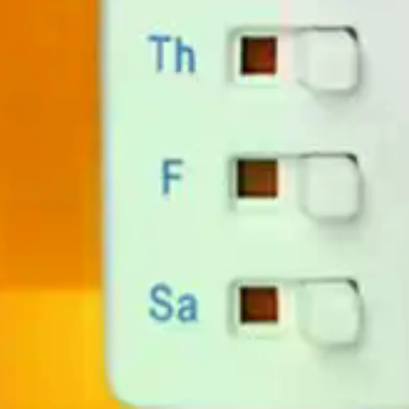 Reusable Medication Tracker & Color-Coded Reminder System Pill Organizer Attach To Vitamin Bottles Medication Schedule Tracker