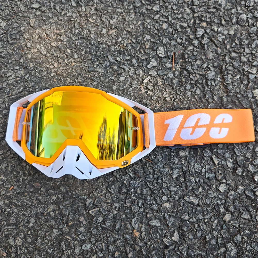 Lunettes de cyclisme tendance, verres de protection respirants quatre saisons, idéaux pour hommes et femmes, Sports de plein air tout-terrain, Motocross, 100