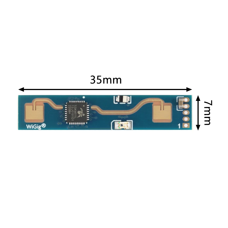 Sensore di rilevamento del battito cardiaco del sensore del modulo radar di presenza umana originale HLK-LD2410B-P con Bluetooth