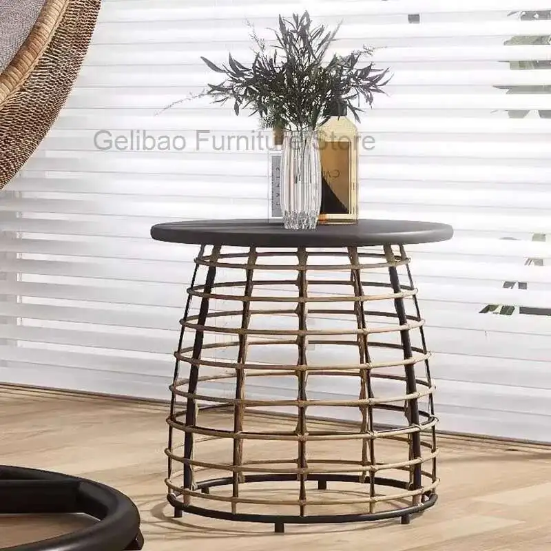 

Designer Modern Tea Coffee Table Nordic Makeup Vase Magazine Living Room Center Entryway Side Table Round Bedroom Furniture