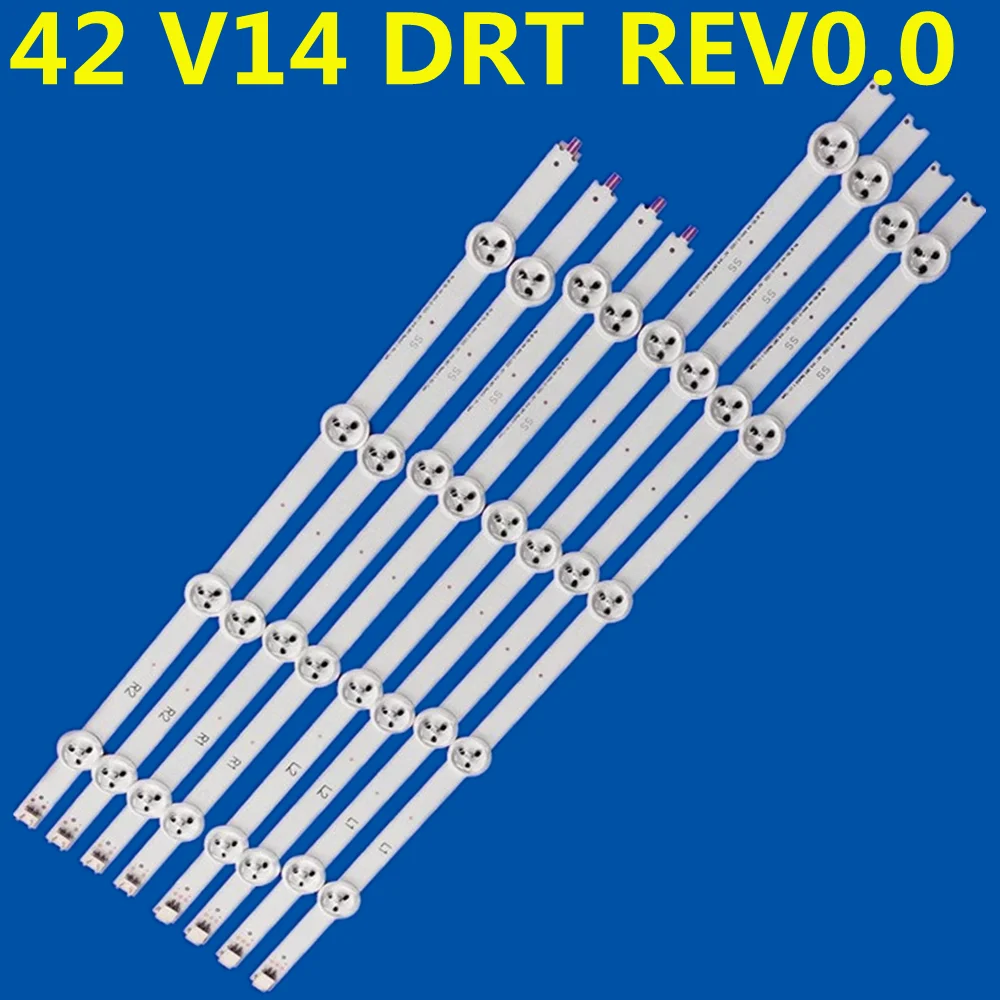 LED Strip For  42PFT6309 42PFH5209 42L6453DB 42 V14 DRT 6916L-1455B 6916L-1456B 6916L-1457B 6916L-1458B LC420DUE(PG)(F1)