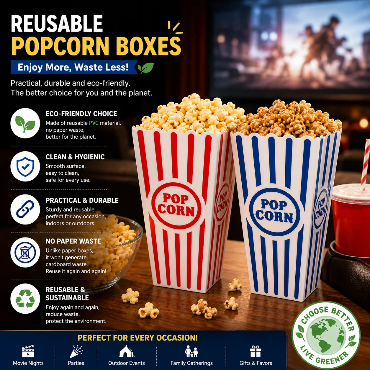 Seau de stockage en plastique - Home Cinema Restaurant avis et prix