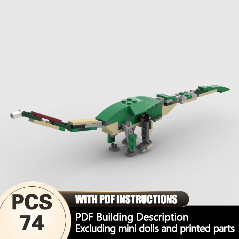 

Creators Animal Series Model MOC Building Bricks Plesiosaur Modular Technology Gifts Holiday Assemble Children Toys Suit