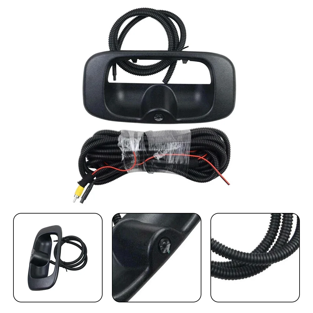 15228539 5W Black Rear View Camera For Chevy Silverado And For GMC Sierra 1999-2007 IP68 Waterproof Car Reverse Camera