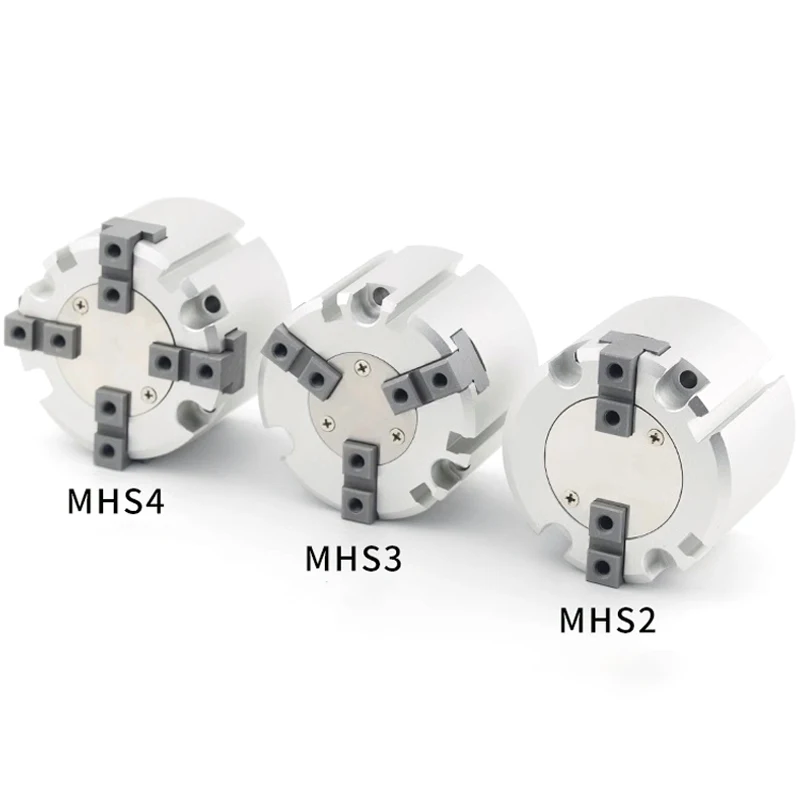 

MHS2/MHS3/MHS4 Series SMC Type Parallel Type Pneumatic Gripper MHS 16D 20D 25D 32D 40D 63D 80D Two-jaw Three-jaw Air Gripper