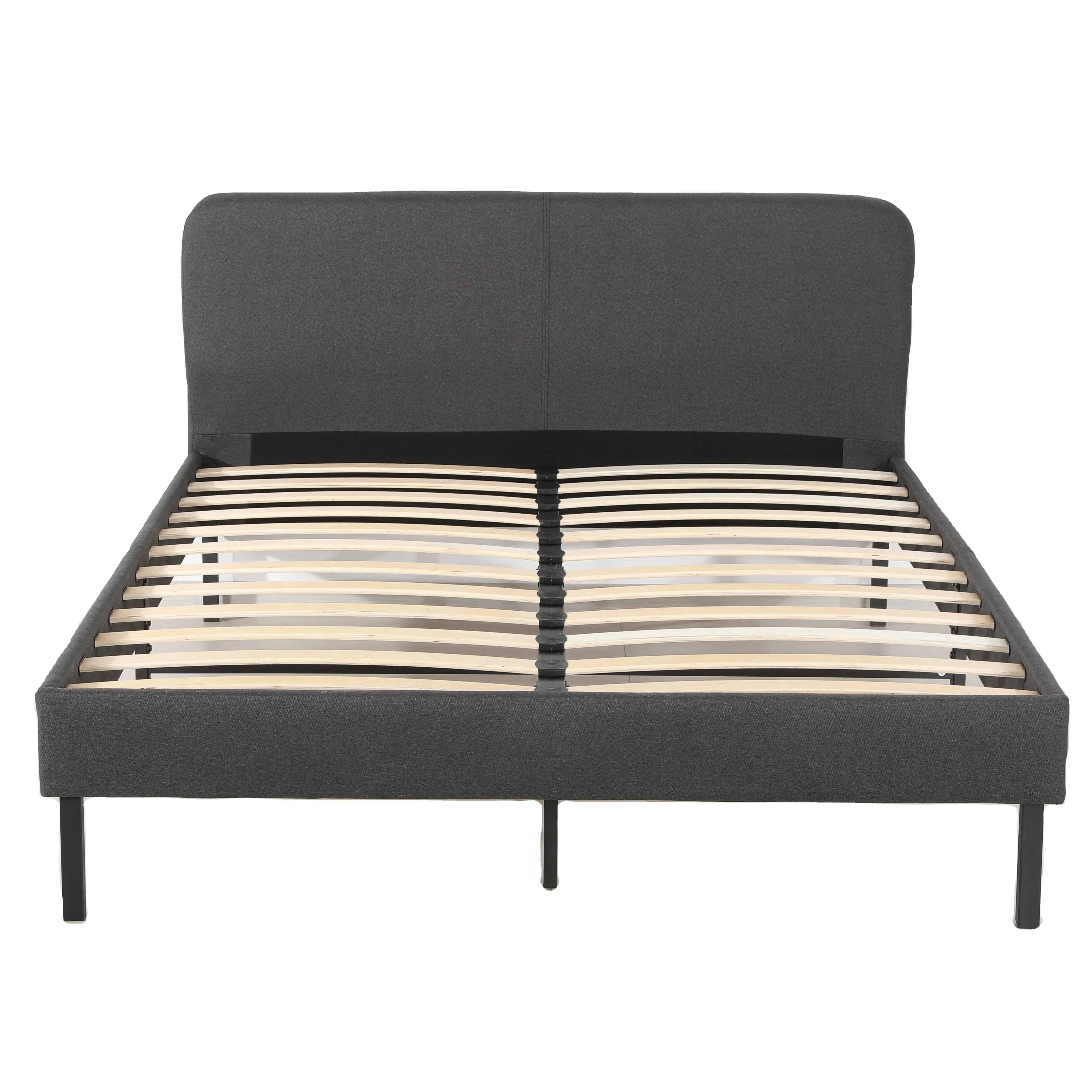 

Modern Strong Velvet Upholstered Bed Frame For Bedroom
