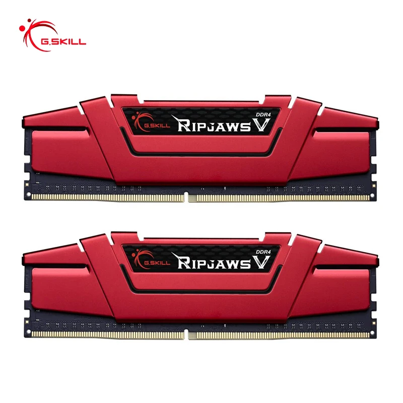 G.Skill Ripjaws V Series 16GB 288-Pin SDRAM DDR4 3600MHz CL19 1.35V Dual Channel Desktop Memory - Red