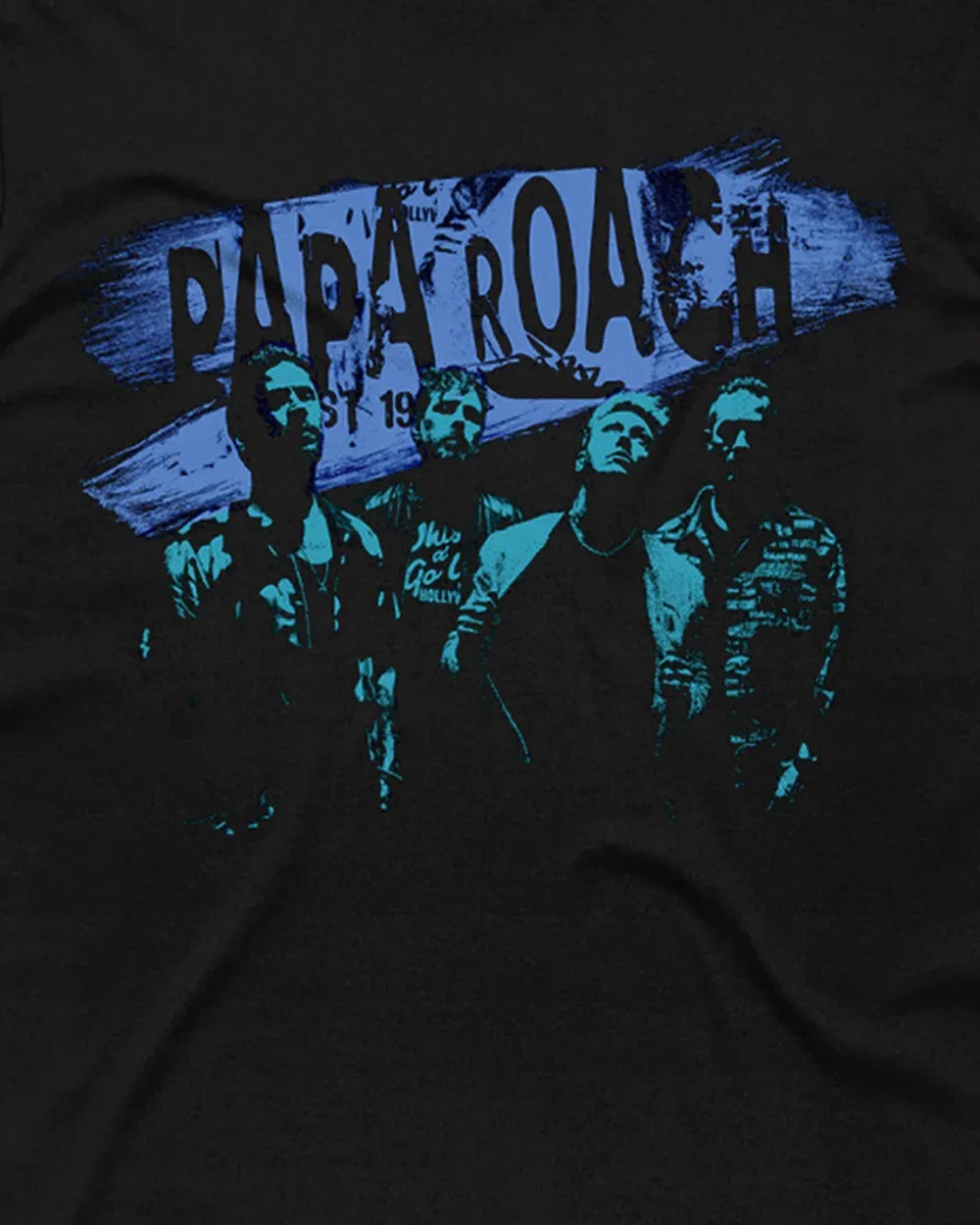 Vintage Papa Roach Band Black Color 100% Cotton Size S-4XL Shirt TT440