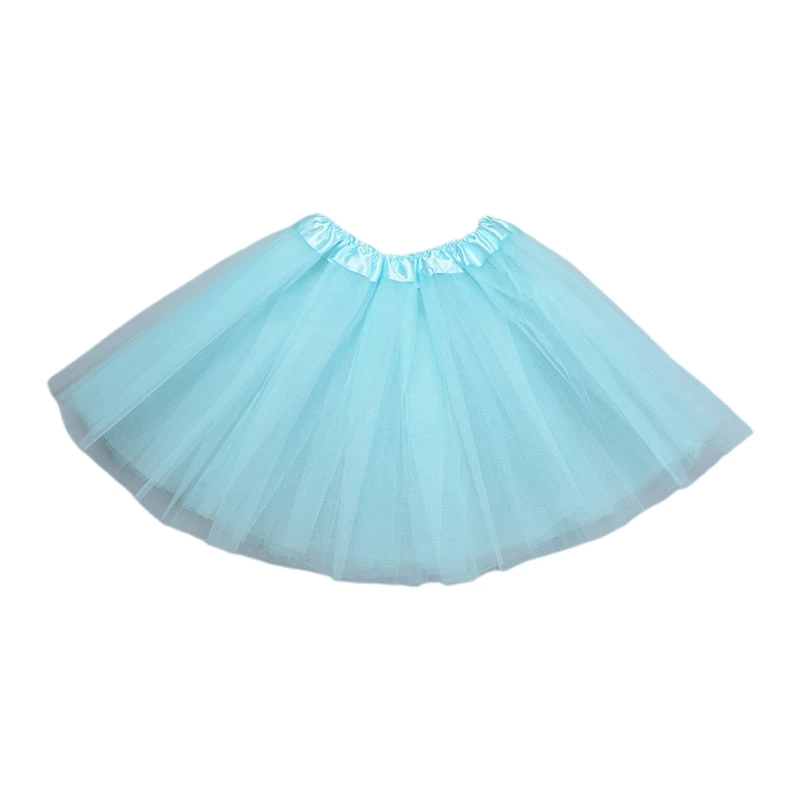 Nữ Trưởng Thành 80 Vintage Voan Váy Lớp Ngắn Vintage Petticoat Màu Lớp Lưới Lê Mini