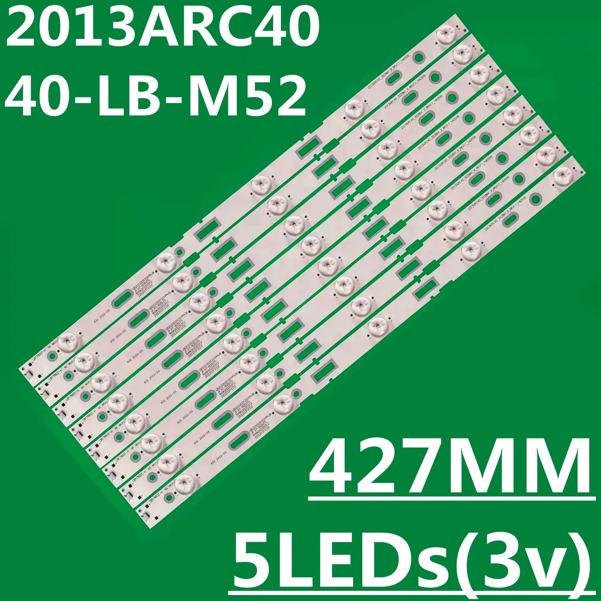 

LED Backlight Strip For 2013ARC40 40-LB-M52 40VLE565BG 40VLE525BG 40VLE685BG 40VLE4421BF 40VLE4520BM 40VLE6520 40VLE5526BG