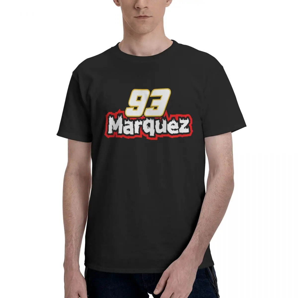 2023 New Arrival 93 On Fire T-Shirt 100% Cotton Marquez Fashion TShirt