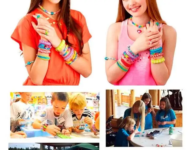 600 Gumek do Zrób To Sam, Bransoletki Gumowe dla Dzieci lub do Tworzenia Ozdób do Włosów, Gumki do Robienia Bransoletek, Gumki do Wplatania, Prezent Świąteczny DIY