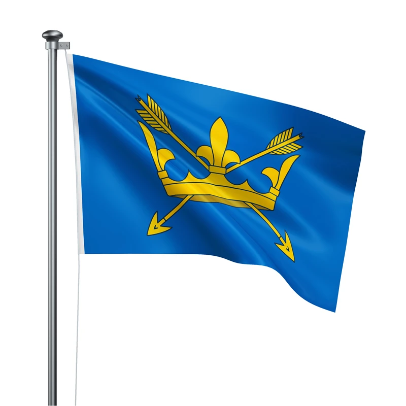 Gaslight Gatekeep Girlboss 5' x 3' Suffolk England Flag Banner Polyester with Brass Grommets 150cm x 90cm