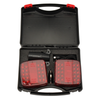 Hot Selling-Wireless Magnetic LED Truck Tail Light(2Pcs), Trailer Rear Signal Warning Brake Light,For Caravans Campers Lorry,Wir