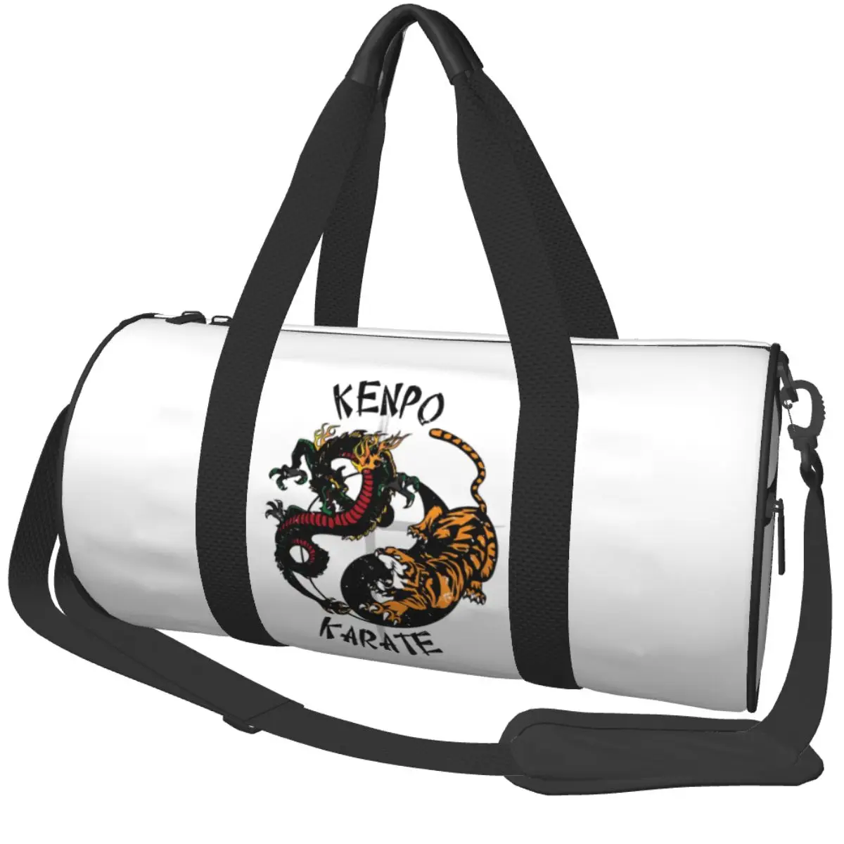 Gym Bag Self Defense Kenpo Karate Martial Arts Sports Bag with Shoes Couple Waterproof  Handbag Travel Training Fitness Bag