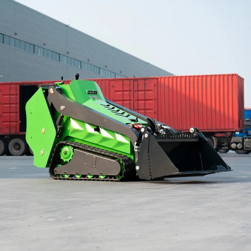 Customized Crawler Skid Steer Loader Small Mini Slip Loader Telescopic Arm Loader With Forestry Attachment CE Certification