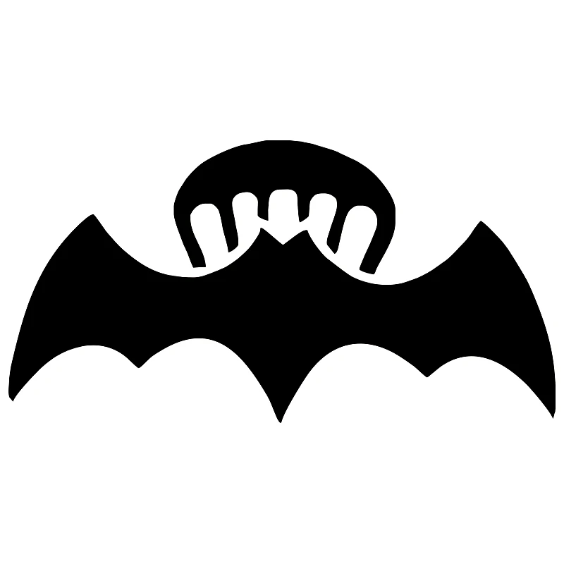 Creative Interesting Bat Personality Car Sticker PVC Bumper Window Exterior Accessories Exquisite Auto Decal Waterproof Anti-UV