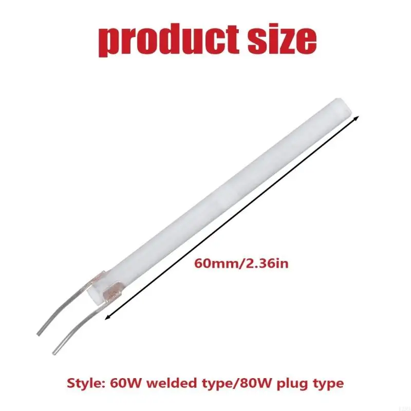 Electric Soldering Iron Heating Cores 80W 60W Ceramic Adjustable Temperature Internal Heating Tool Maintenance