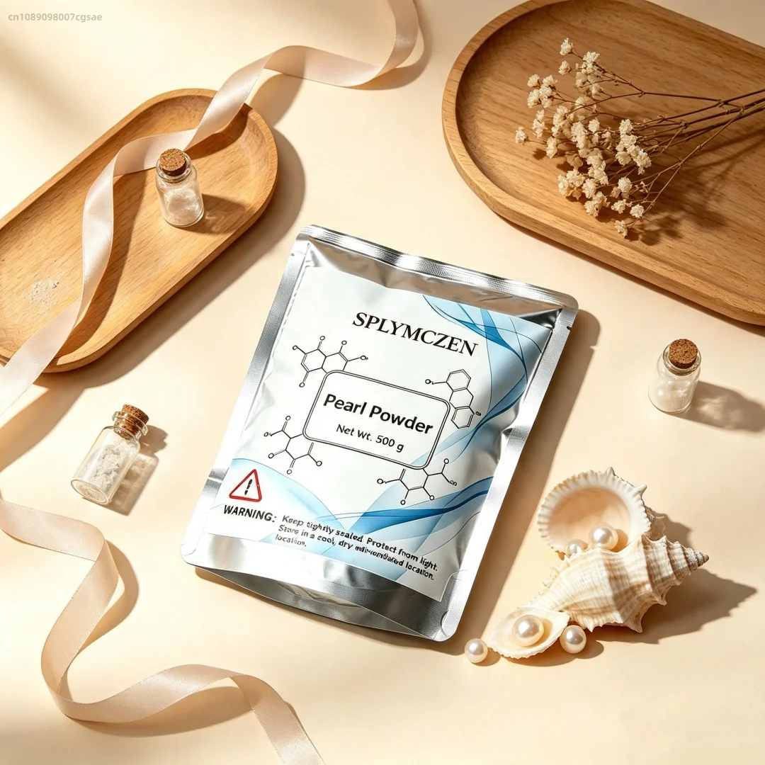Natürliches Perlenpulver 500g DIY Handgemachte Seife Bastelzubehör Duftstoff Rohmaterial Heimwerkerbedarf – Detail 2