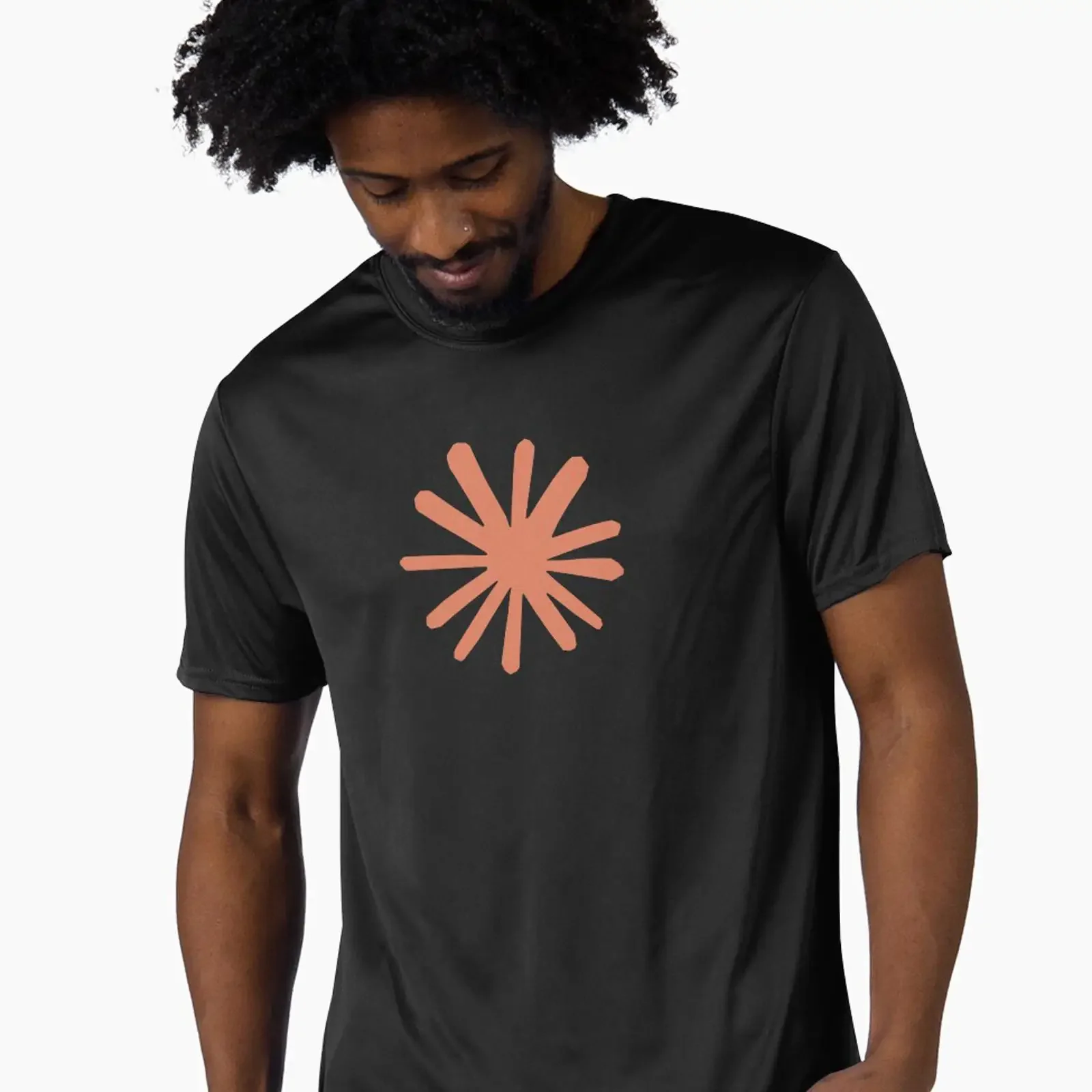 Claude Active T Shirt vintage Washed Stretched Stylish fashion Breathable Casual Versatile graphic Comfortable Slightly