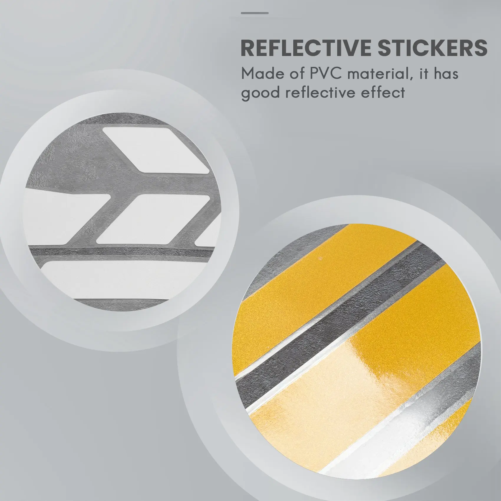 Impermeável PVC adesivos reflexivos para Ninebot Max G30 Kickscooter, adesivos dobráveis, branco, branco, amarelo