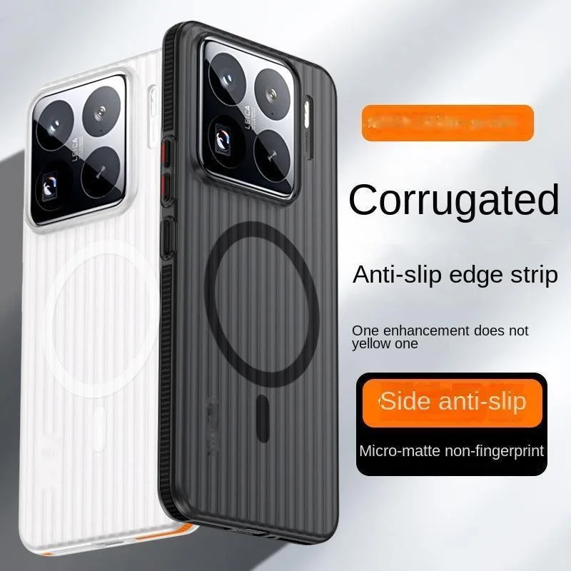 

Transparent Magsafe Magnetic Case For Xiaomi 15s Pro Original Matte Shockproof Anti-Slip Shield Cover For Xiaomi15 Ultra