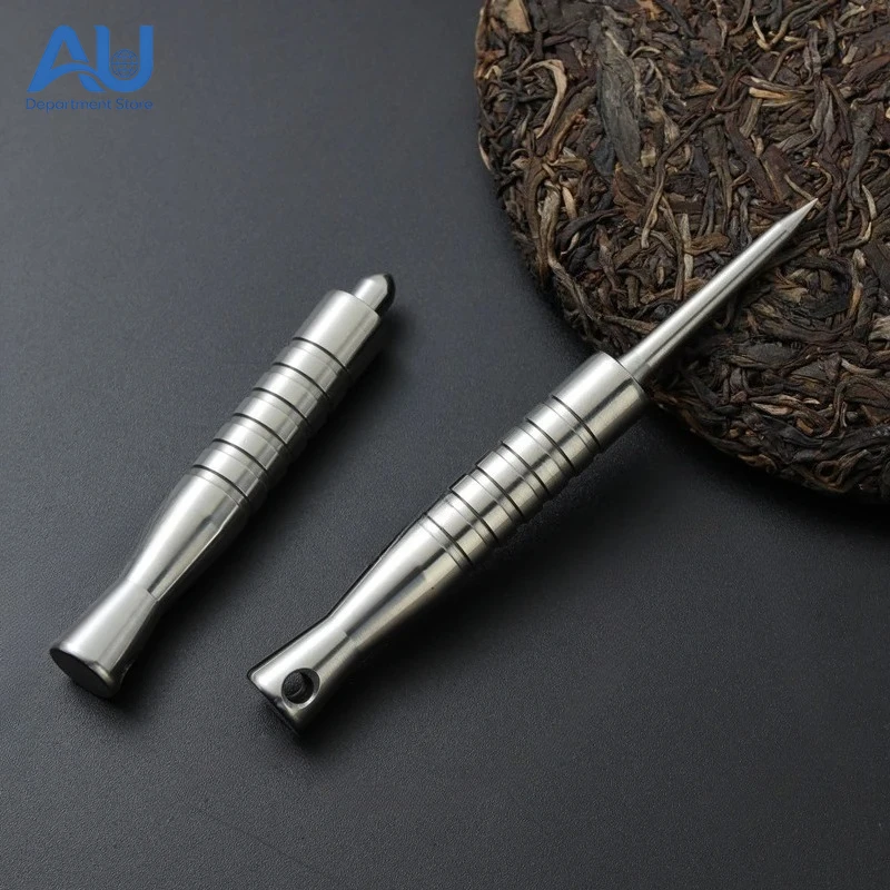 304 Stainless Steel Tea Pick - EDC Hidden Storage Tool with CNC Machining | Tea Cone & Tactical Accessory